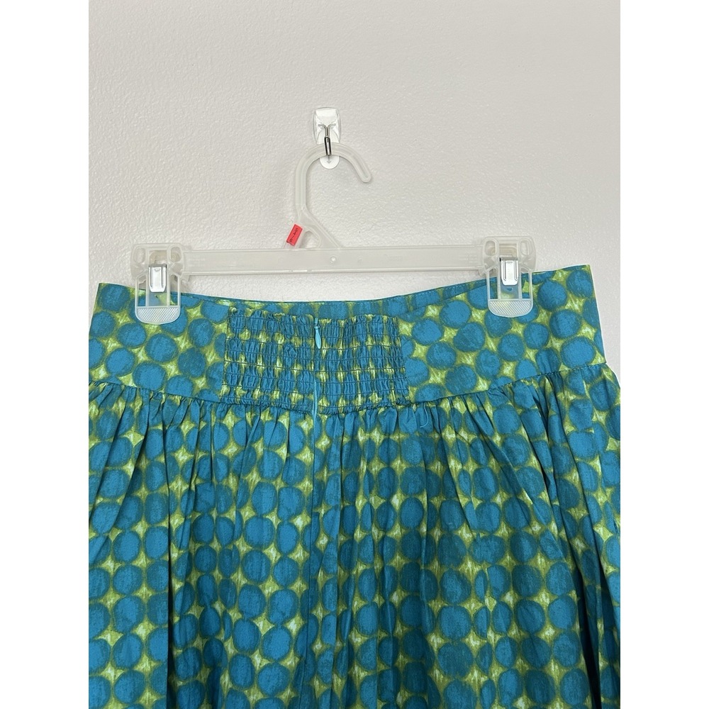 Sundance Teal & Lime Geometric Maxi Skirt - Picture 6 of 10